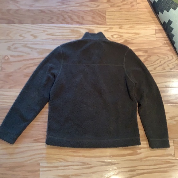 Brownish green 3/4 zip Black Brown 1826 sweater - Picture 2 of 3